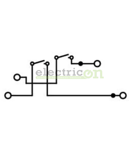 Conector Wago 5 mm² Clema șir, 2 etaje cu deconectare dublă, 2,5 mm², gri, CAGE CLAMP, Wago, 2002-2951 – montaj rapid și sigur î