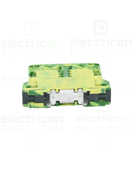 Conector Wago Clema sir trecere cu 2 conductori, 50mm, galben-verde, Wago, 285-157 – montaj rapid și sigur în aplicații electric