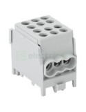 Clemă de derivație Cu-Al 3P 3 conexiuni (1x25mm² + 2x16mm²) gri FLECU - Tracon Electric FLECU-25-16-3