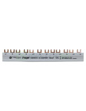 Busbar - Baretă alimentare - 3P+N trifazat tip furcă 12M (1x RCCB 3P+N + 4x MCB 2P) 10mm² 80A Hager KDN451D
