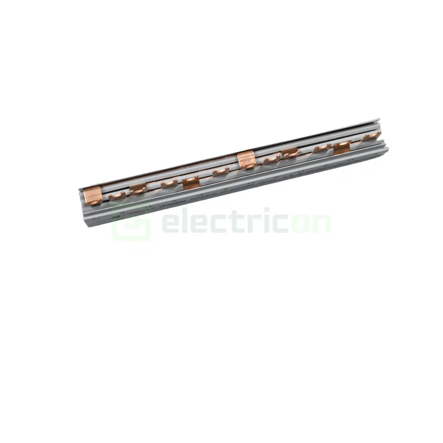 Bareta alimentare (busbar), 3P+N, tip furca, 12 module, 80A, Hager