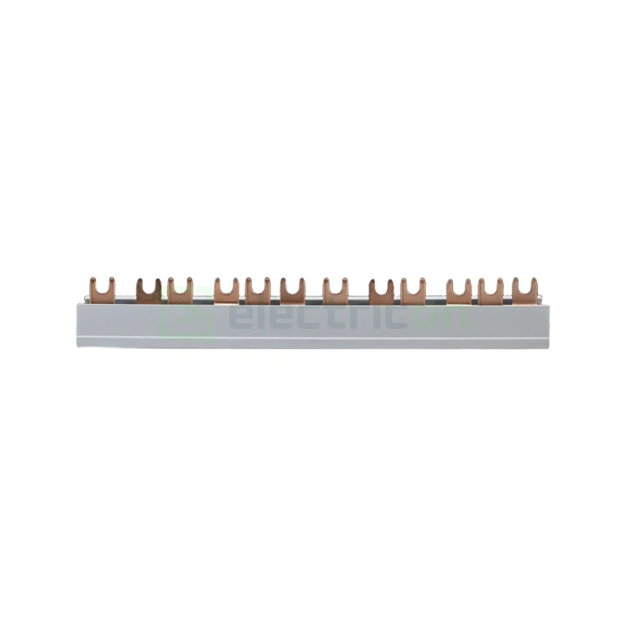 Bareta alimentare (busbar), 3P+N, tip furca, 12 module, 80A, Hager