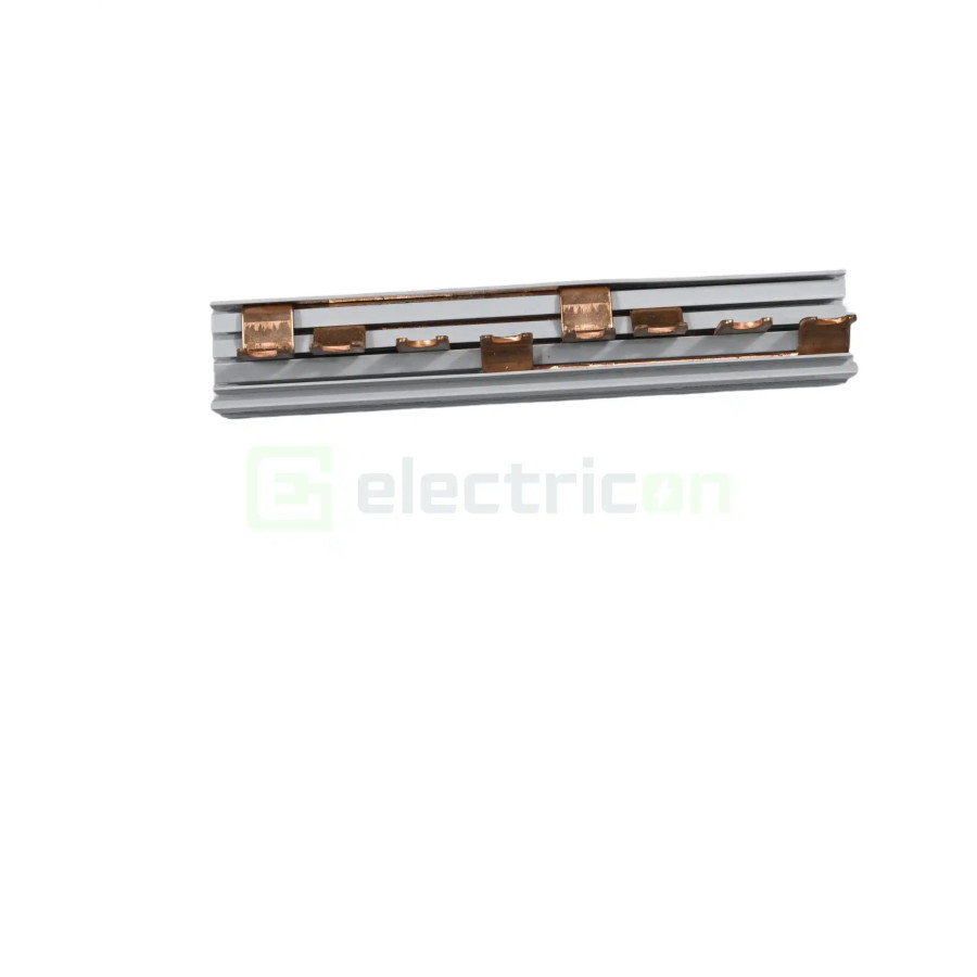 Bareta alimentare (busbar), 3P+N, tip furca, 8 module, 63A, Hager