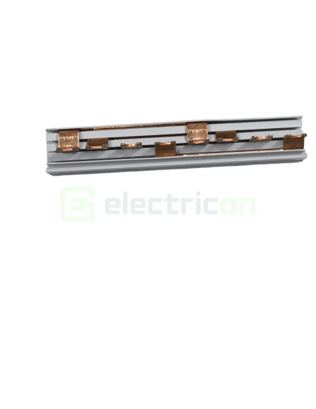 Bareta alimentare (busbar), 3P+N, tip furca, 8 module, 63A, Hager