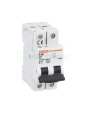 MCB - Siguranță automată - disjunctor - curba C 10A 10kA 2P 2M Lovato Electric P1MB2PC10