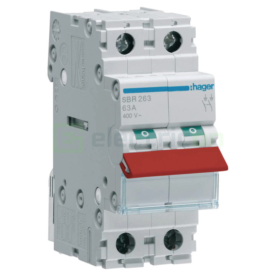Intrerupator 2P 63A 400V 2M