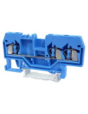 Clema șir 3 conexiuni max. 2.5 mm² albastru - Tracon Electric TSKC 2.5/3-K