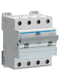 RCBO - Siguranță automată - Disjunctor cu protecție diferențială - tip A curba B 20A 30mA 6kA 4P 4M Hager ADM420C