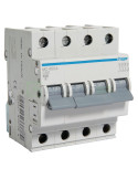 MCB - Siguranță automată - disjunctor - curba C 50A 6kA 4P 4M Hager MC450A