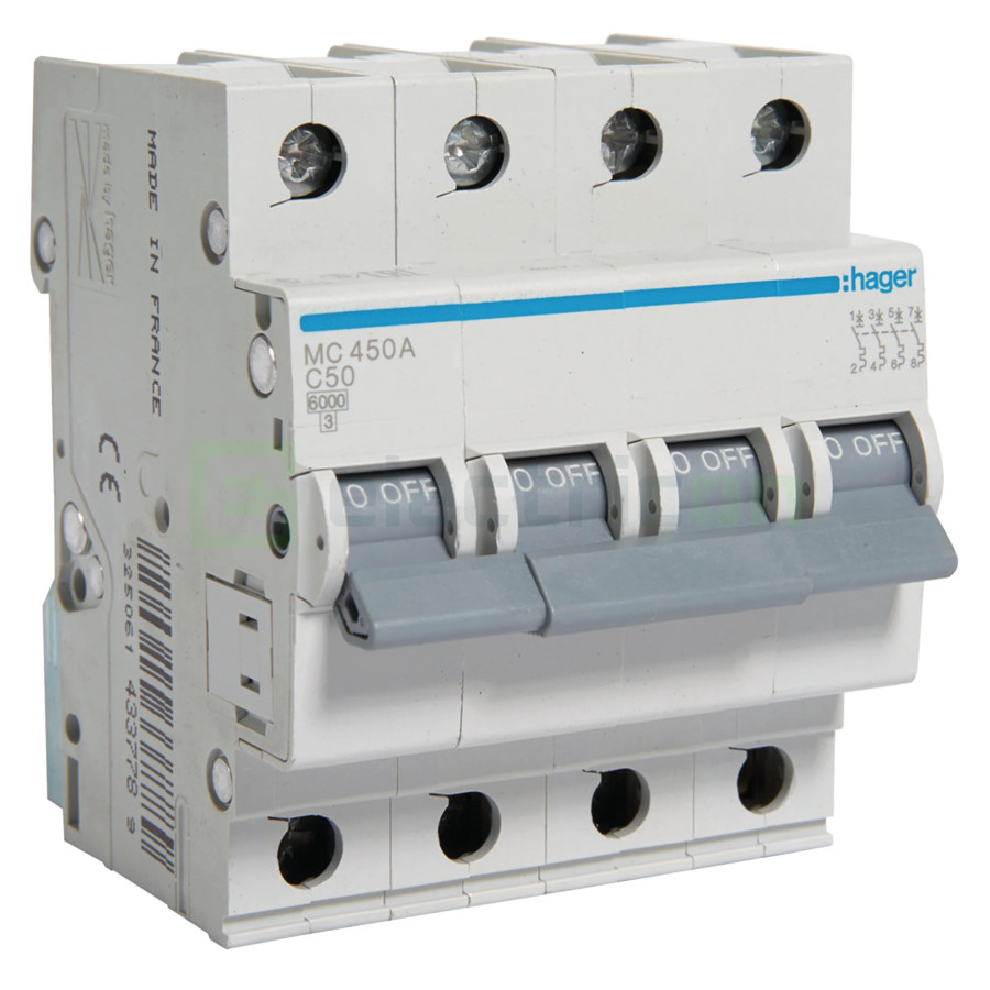 Siguranta MCB C50A Hager - MC450A