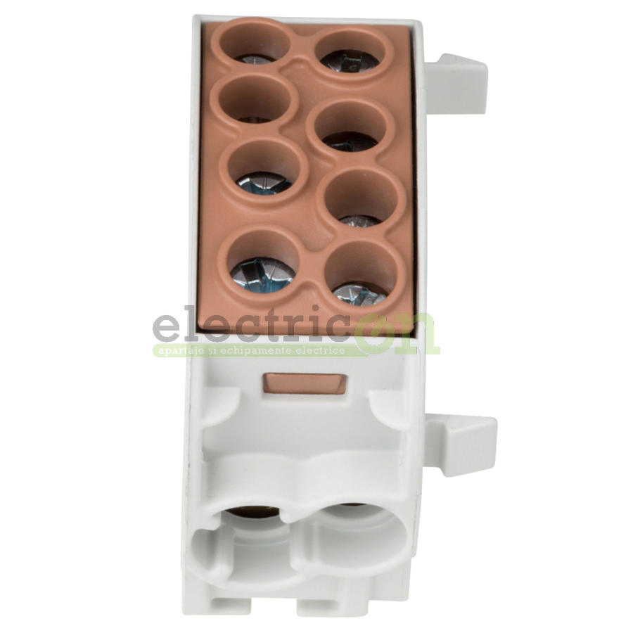Clemă de derivație 35mm² Clema derivatie, 35mm², Cu-Cu, 1P, maro, Schrack, IK026240 – montaj rapid și sigur în aplicații electri
