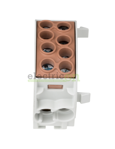 Clemă de derivație 35mm² Clema derivatie, 35mm², Cu-Cu, 1P, maro, Schrack, IK026240 – montaj rapid și sigur în aplicații electri