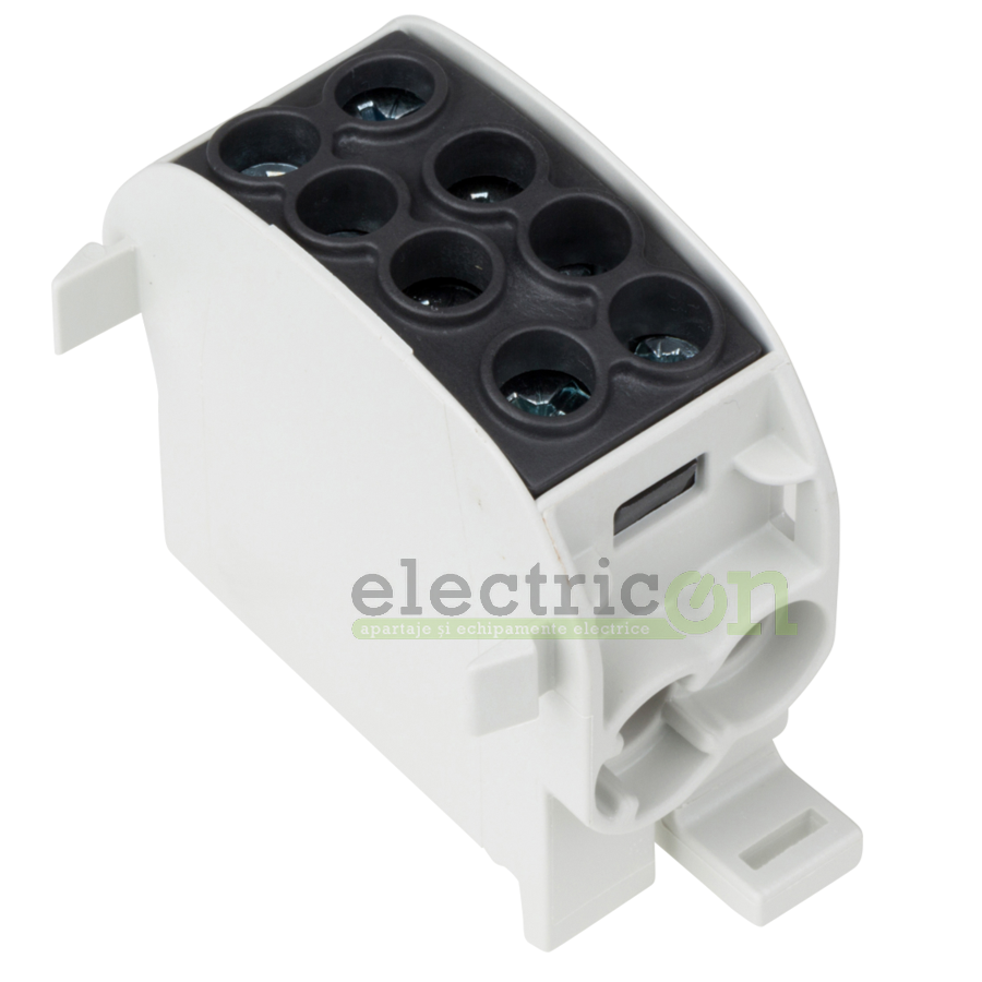 Clemă de derivație 35mm² Clema derivatie, 35mm², Cu-Cu, 1P, negru, Schrack, IK026250 – montaj rapid și sigur în aplicații electr