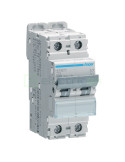 MCB - Siguranță automată - disjunctor - curba C 25A 10kA 2P 2M Hager NCN225