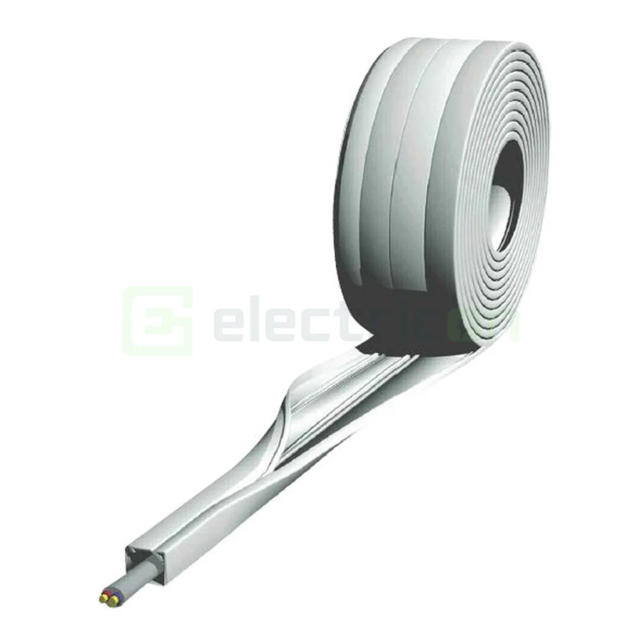 Canal cablu rola, 20 metri, 15x15, alb, Hager, LFR1501509016A- Electricon.ro