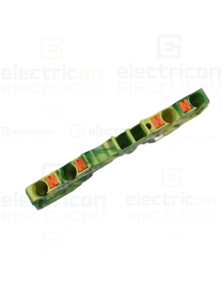 Conector Wago 5 mm² Clema șir, de trecere, 4 conexiuni, 2,5 mm²,verde, TopJobs Push-In, Wago, 2202-1407 – montaj rapid și sigur 