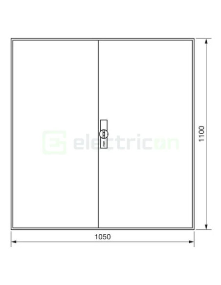 TABLOU SIGURANTE APARENT UNIVERSAL, 336 MODULE, 7x48M, IP 44, Univers, Hager, FWB74S - Electricon.ro