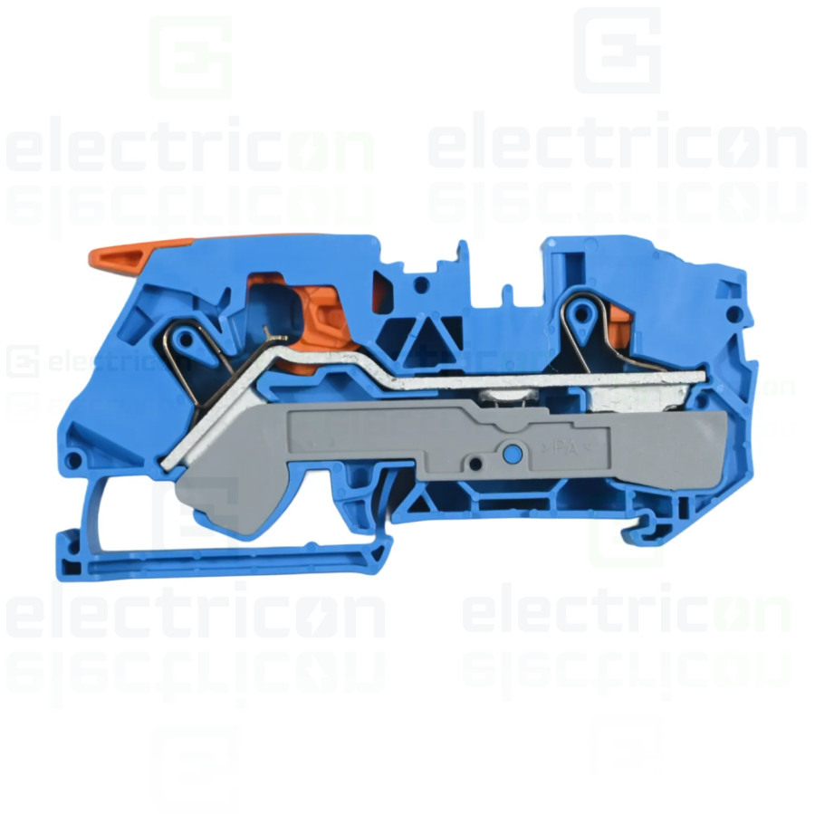 cu pârghie și buton