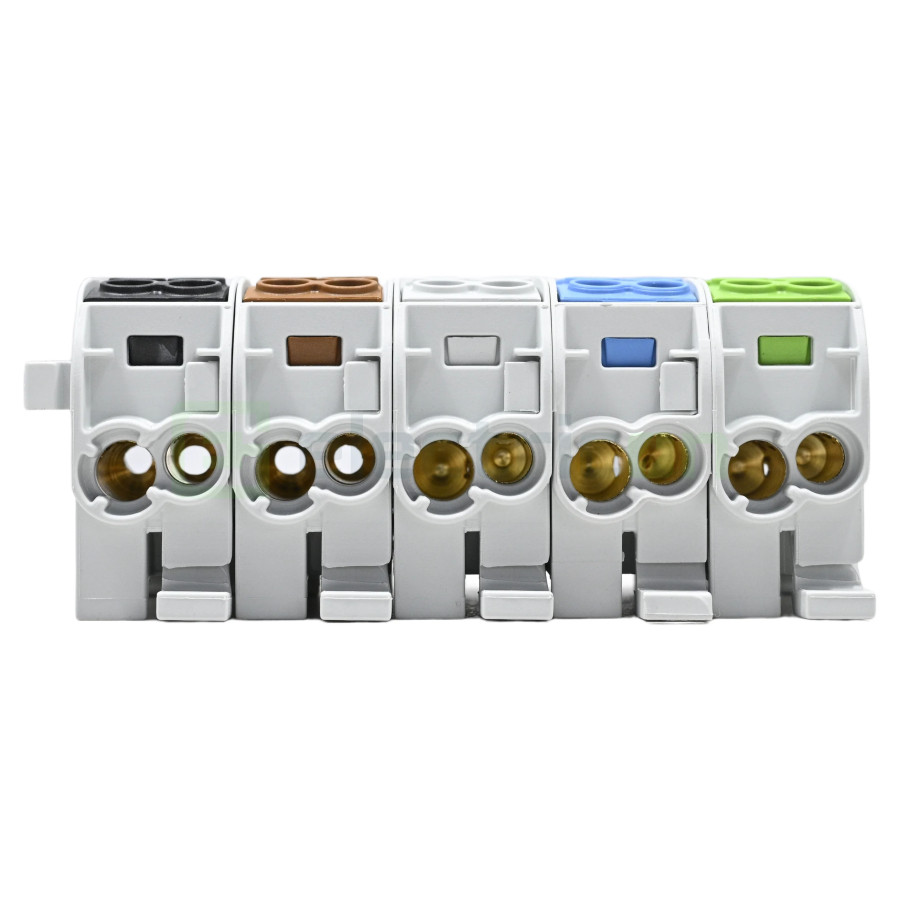 Clemă de derivație 25 mm² Pachet clema de derivatie Cu-Cu, 25 mm², trifazic – montaj rapid și sigur în aplicații electrice diver