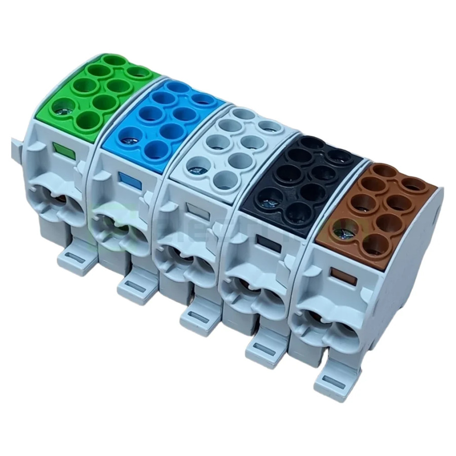 Clemă de derivație 35 mm² Pachet clema de derivatie Cu-Cu, 35 mm², trifazic – montaj rapid și sigur în aplicații electrice diver