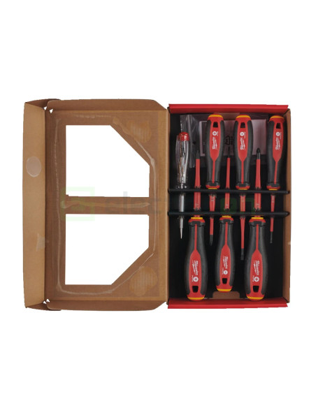 Set de surubelnite Tri-Lobe VDE 1.000V, 7buc - Electricon.ro