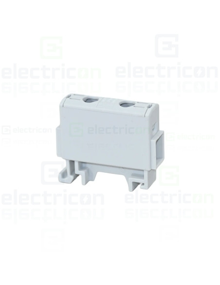 Clemă șir 16 mm² Clema derivatie 16 mm², 1 intrare - 1 iesire, gri – montaj rapid și sigur în aplicații electrice diverse