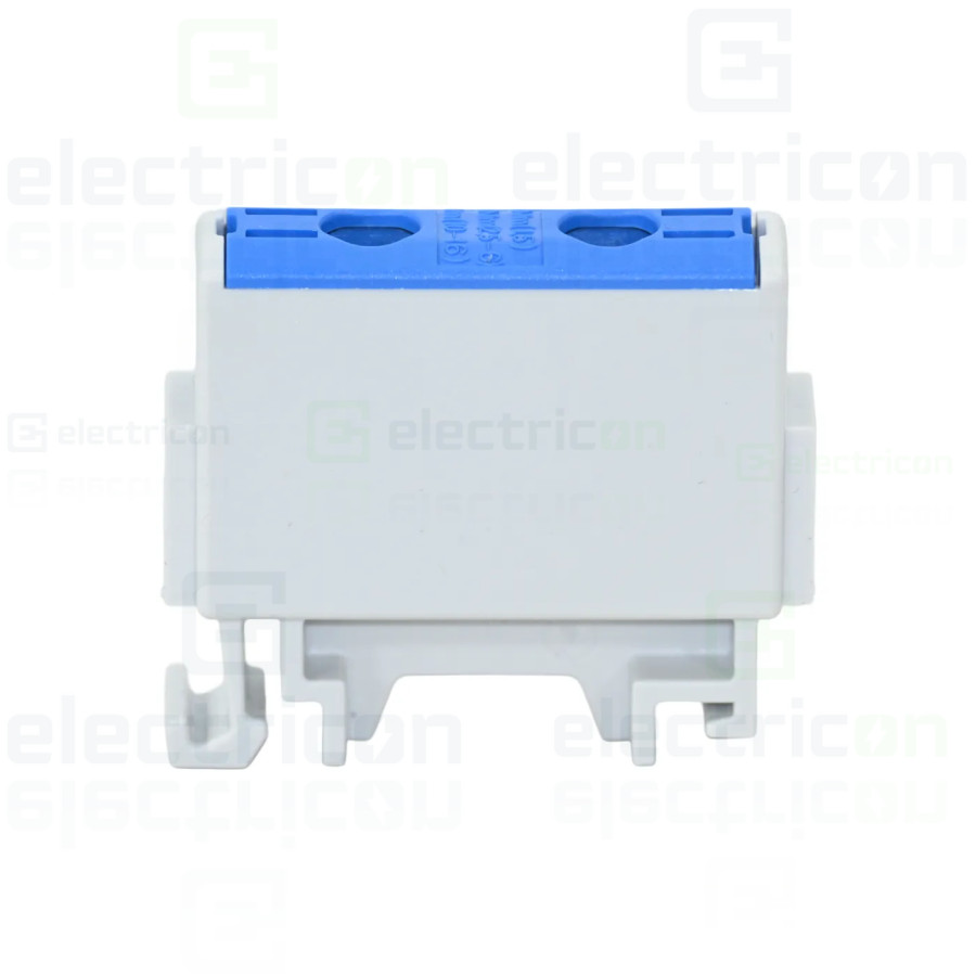 Clemă șir 16 mm² Clema derivatie 16 mm², 1 intrare - 1 iesire, albastru – montaj rapid și sigur în aplicații electrice diverse