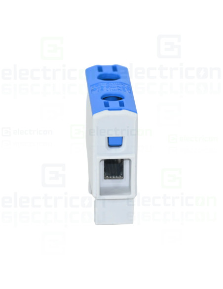 Clemă șir 16 mm² Clema derivatie 16 mm², 1 intrare - 1 iesire, albastru – montaj rapid și sigur în aplicații electrice diverse