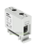 Clemă de derivație Cu-Al 1P 2 conexiuni (1x50mm² + 1x50mm²) gri MAA - Morek MAA1050A10
