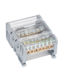 Bloc de distribuție - Distribuitor - 4P 100A 7 conexiuni 25mm² - Morek MAB4100A18