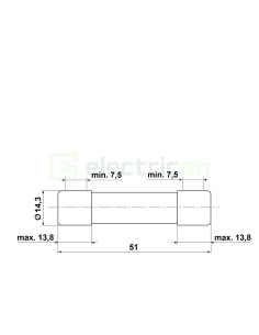Sigurante fuzibile CH14x51 2