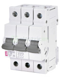 MCB - Siguranță automată - disjunctor - curba C 40A 6kA 3P 3M ETIMAT P6 ETI 001900334