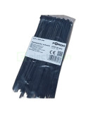 Fașete - coliere plastic - 200x2.5 mm - pachet 100 bucăți - negru - exterior - Forch - 3750 25 200