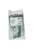 Fașete - coliere plastic - 150x3.6 mm - pachet 100 bucăți - verde - interior - Forch - 3750 36 150 4