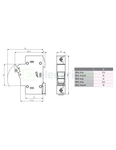 Separator fuzibil (soclu) 2