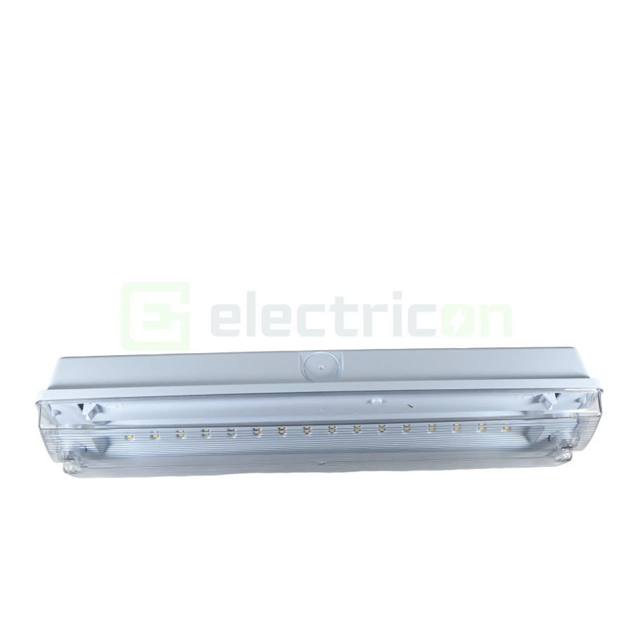 Corp iluminat de siguranta (tip EXIT) K5, LED, 3W 230VAC 3h 130Lm, IP65, baterie LiFePO4, cu indicator, Schrack, NLK5U403