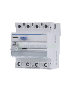 Intreruptor RCCB 63A/30mA Hager - CDS463D