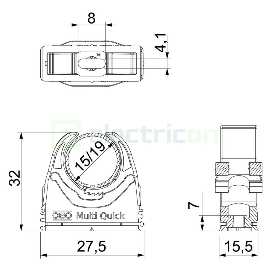 Clema Multi-Quick, 15-19 mm - Electricon.ro