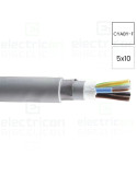 Cablu electric rigid cupru armat CYABY-F 5x10 mm²
