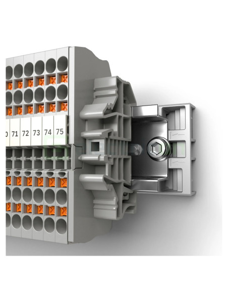 Clemă de derivație Adaptor montare sina DIN, RAILFIX 35/7,5 – montaj rapid și sigur în aplicații electrice diverse
