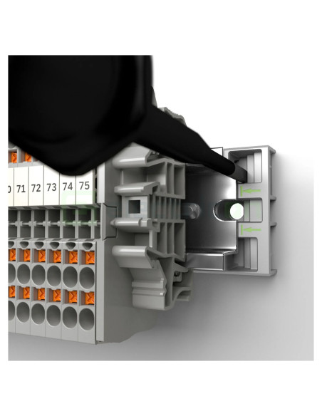 Clemă de derivație Adaptor montare sina DIN, RAILFIX 35/15 – montaj rapid și sigur în aplicații electrice diverse