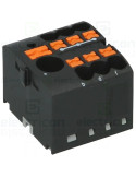 Clema conexiuni - Bloc de distribuție - PTFIX 6/6x2.5 negru - Phoenix Contact 3273344