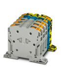 Clema conexiuni - Bloc de distribuție - de putere mare PTPOWER 5x50 (L1-L2-L3-N-PE) pe șină DIN - Phoenix Contact 3260060