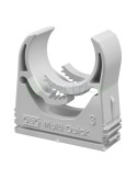 Clemă montaj tub - copex - Ø25-28.5 mm - Multi-Quick, auto-fixare, montaj în serie - OBO Bettermann - 2153130