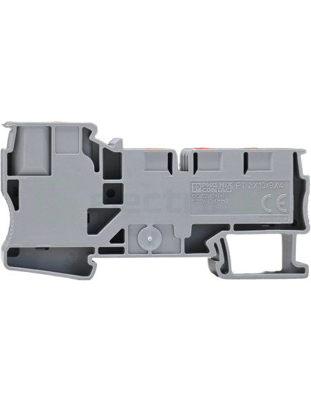 Clemă de derivație Clema distributie, 11 conexiuni, gri – montaj rapid și sigur în aplicații electrice diverse