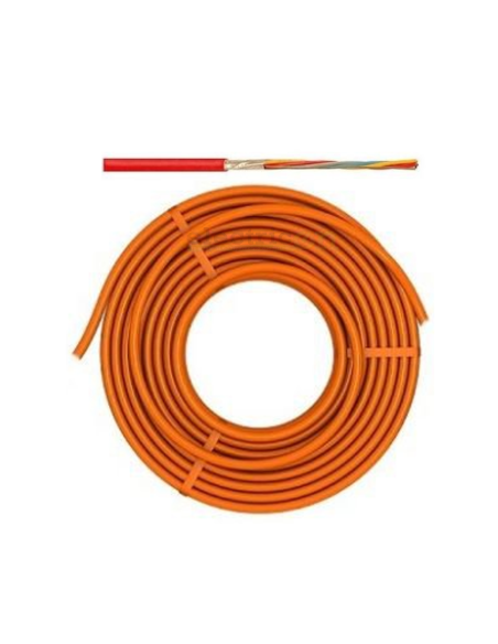 Cablu antiincendiu JE-H (ST) H E30/E90, 2x2x0.8, portocaliu, TED Electric, TED002464 - Electricon.ro