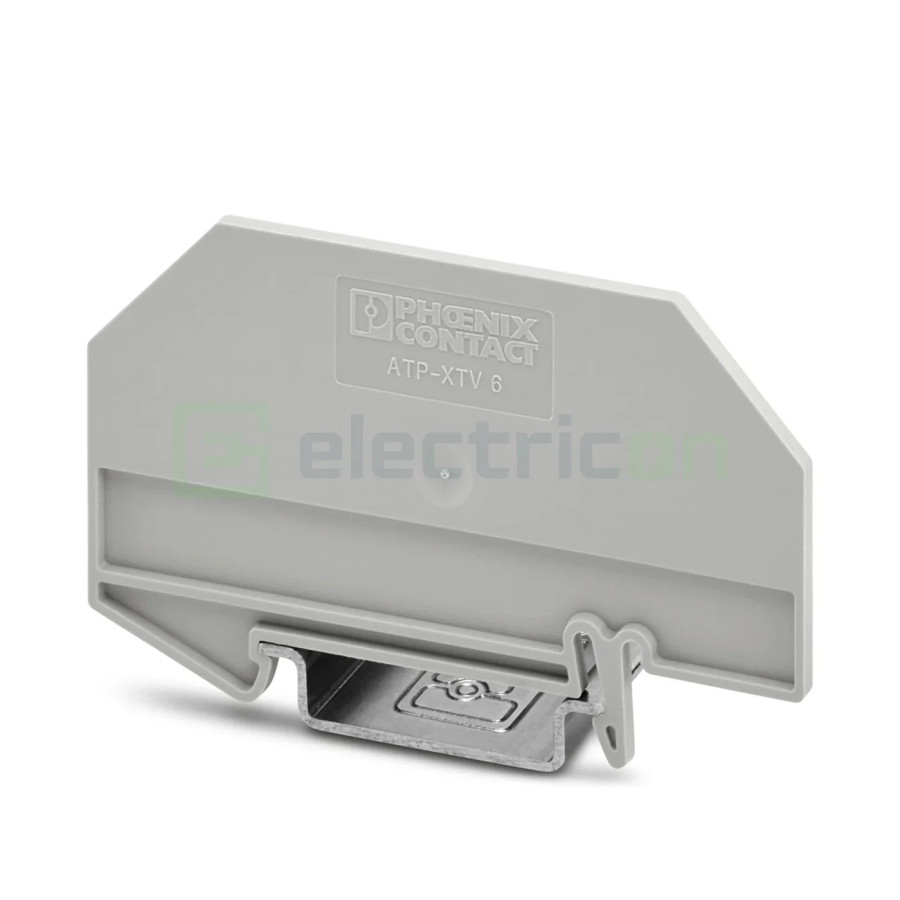 Clemă șir Element terminal pentru cleme sir gama XTV 6, gri, grosime 2mm, APT-XTV 6, Phoenix Contact,1329523 – montaj rapid și s