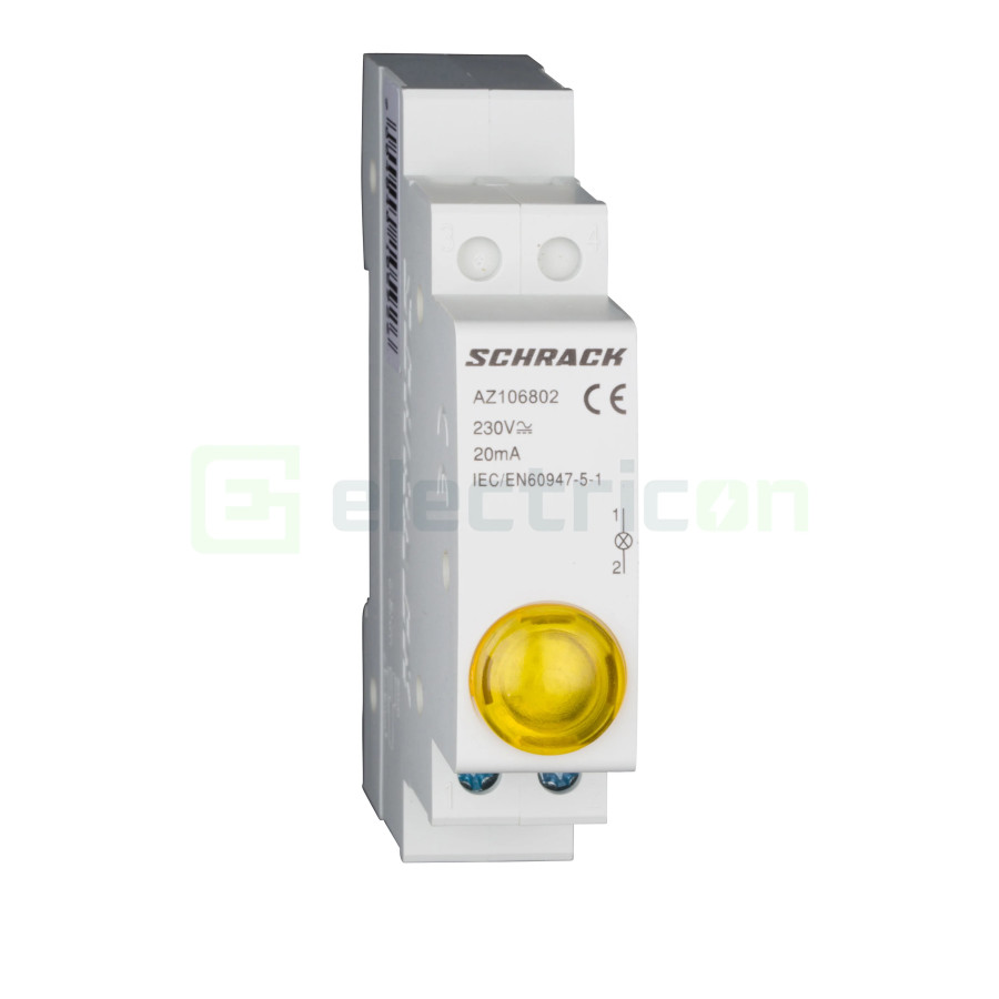 Lampă semnalizare tensiune LED monofazic