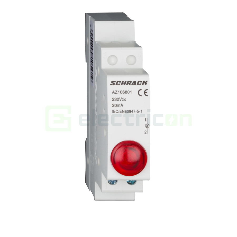 Lampă semnalizare tensiune LED monofazic