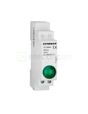 Indicator tensiune - Lampă semnalizare - LED 1x verde 230V - Schrack AZ106800